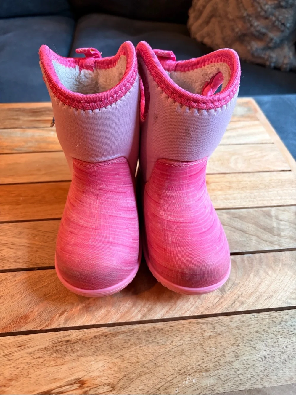 Jan & Jul fall / winter pull on waterproof boots size 6T